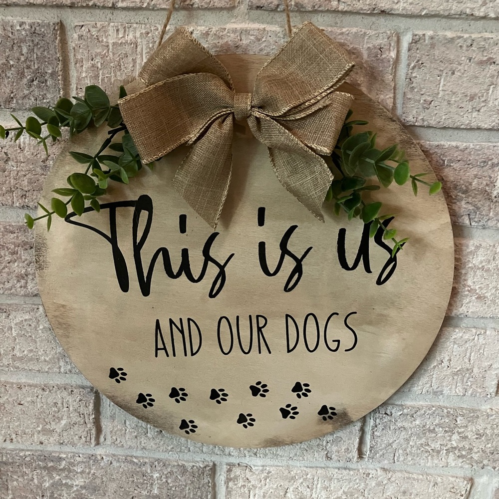 12 inch wooden welcome signs- look through all the pics for different signs! - Picture 6 of 6